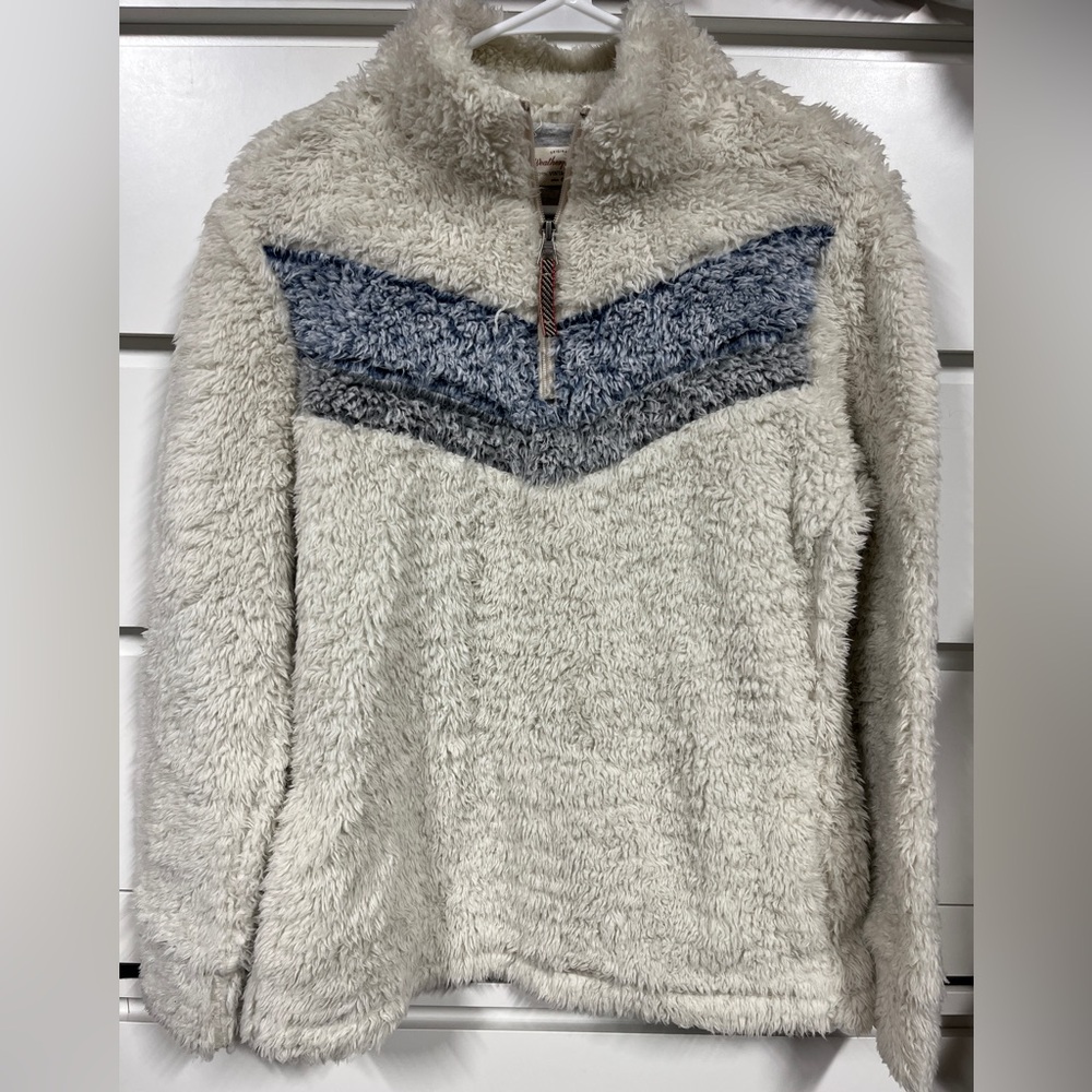 Weatherproof Vintage Cream and Gray Sweater